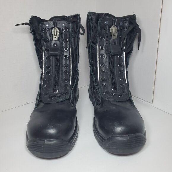 HAIX AirPower XR2 Men 8.5 M Leather Steel Toe Boots EMS Firefighter Tactical main image 13